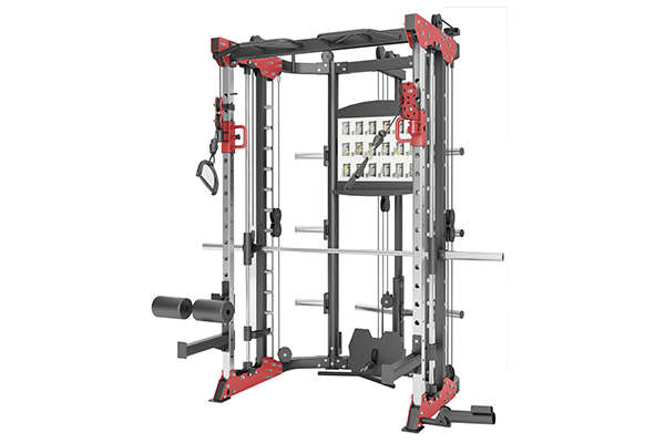 Comprehensive training frame for fitness equipment