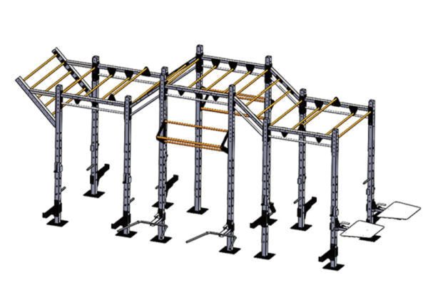 Fitness equipment C48 multi-functional stand