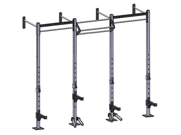 Fitness equipment and apparatus, C19 wall rack
