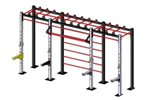 Fitness equipment C17 multi-functional stand
