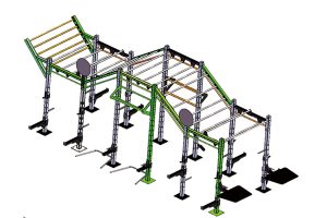 C34 multi-functional fitness equipment rack