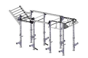 C07 Multi-functional fitness equipment rack