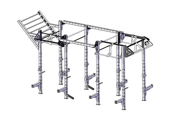 C07 Multi-functional fitness equipment rack